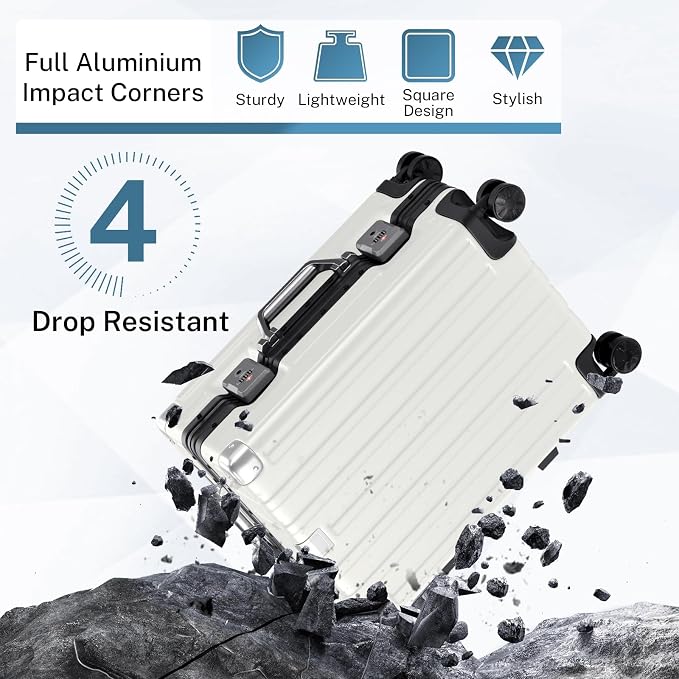 Krute Carry On Luggage Noble TSA Airline Approved Suitcase - Image 9