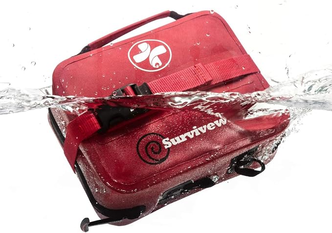 Surviveware Waterproof Premium Survival First Aid Kit by Surviveware