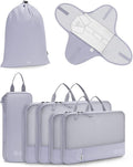 WANDF 7 Set Compression Packing Cubes by WANDF