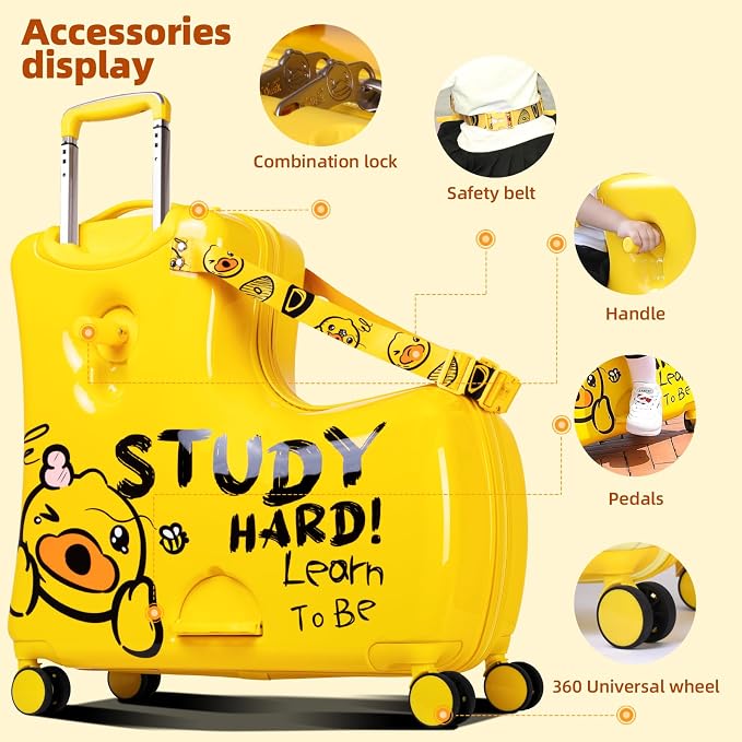 Kids' Lightweight Ride on Luggage - Image 5
