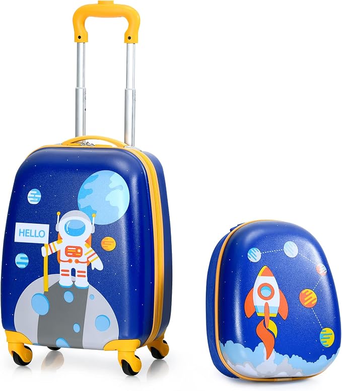 HONEY JOY Kids Luggage, Lightweight Toddler Girls Suitcase, Durable ABS by HONEYJOY