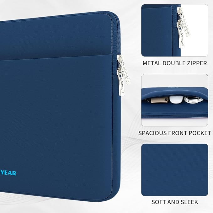 RAINYEAR Laptop Sleeve Case 15.6 Inch, Protective Portable Case - Image 2