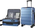 KROSER Carry On Luggage with Spinner Wheels & Built-in TSA Lock, Expandable Top by KROSER