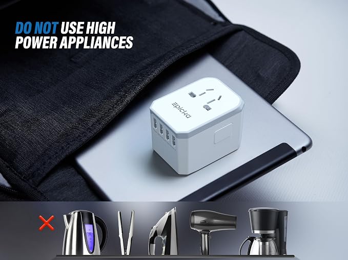 EPICKA Universal Travel Adapter, European Travel Plug Adapter - Image 7