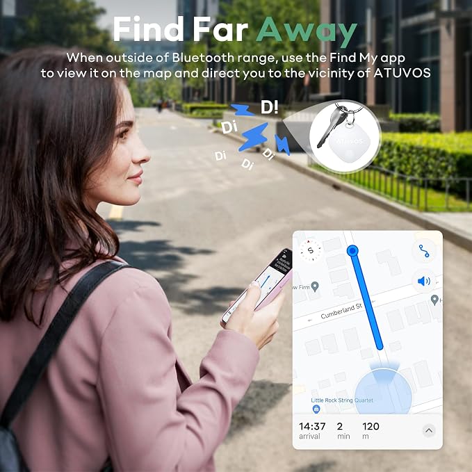 ATUVOS Air Tracker Tags-3 Pack, Keys Finder and Item Locator - Image 3