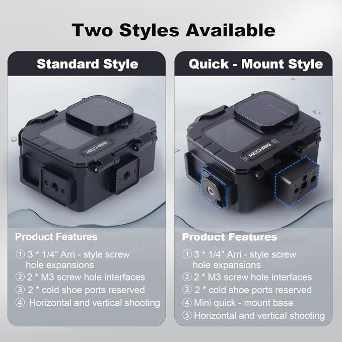 Aluminum Waterproof Case for GoPro HERO13 Black HERO12 HERO11 HERO10 HERO9 - Image 4