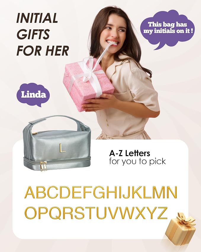 Makeup Bag For Teens 16-18, Personalized Makeup Bag - Image 2