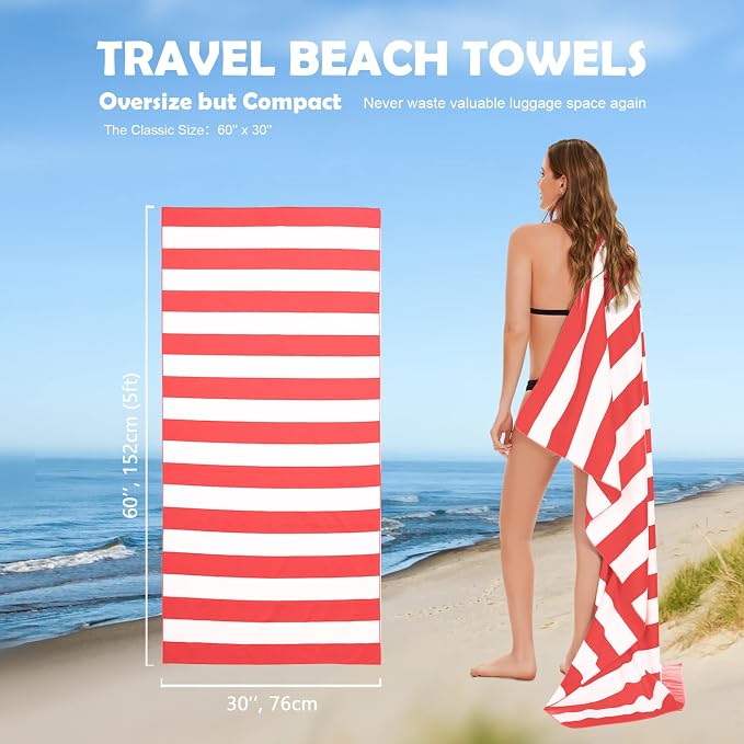 Your Choice Microfiber Quick Dry Sand-Free Beach Towel - Image 6