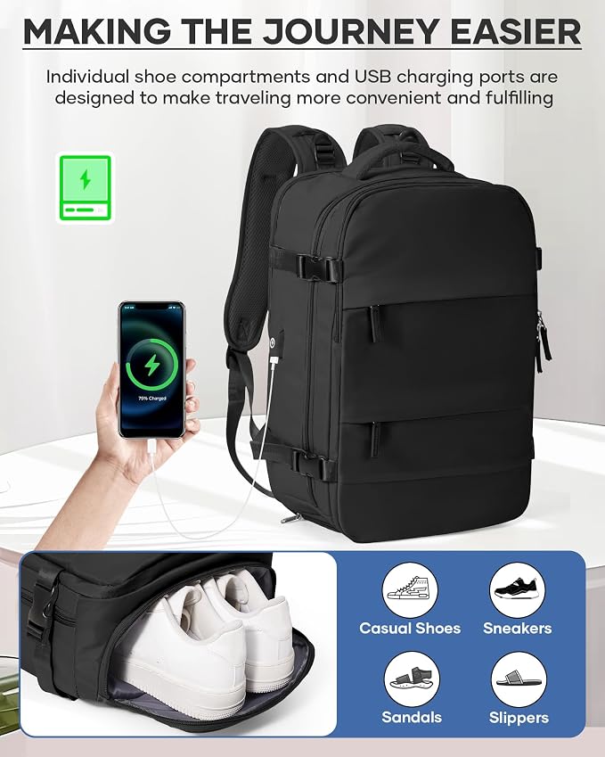 Vacuum Backpack Travel With Pump, Mochila De Viaje Compresion Al Vacio - Image 7
