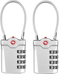 ZHEGE TSA Luggage Locks, Travel Locks by ZHEGE