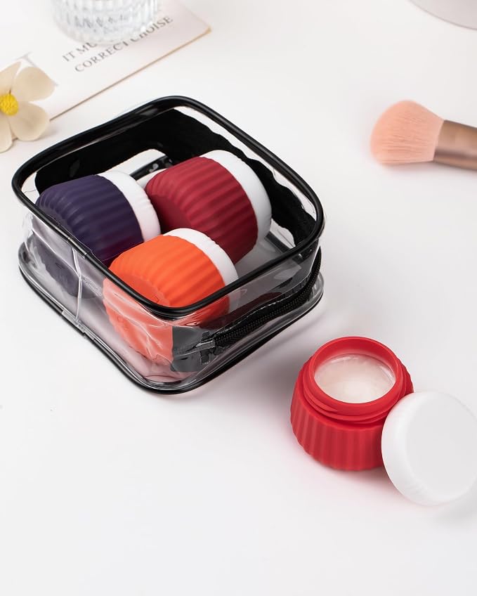 Travel Containers for Toiletries 4 Pack, TSA Approved Travel Size Toiletries - Image 4