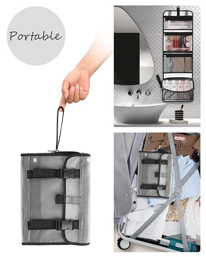 Relavel Travel Hanging Toiletry Bag - Image 6