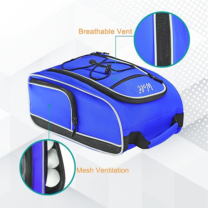Wolt | Golf Shoe Bag for Travel- Zippered Shoes Carrier Bags - Image 5