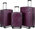 Luggage sets 3 piece with Spinner Wheels, PC Hard Shell Travel Luggage by Unknown