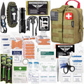 EVERLIT 250 Pieces Survival First Aid Kit IFAK EMT Molle Pouch Survival Kit by EVERLITSURVIVAL