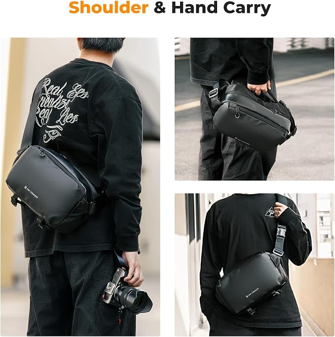 K&F Concept 2 in 1 Sling Bag Everyday Shoulder Bag & Multifunction Photography - Image 8