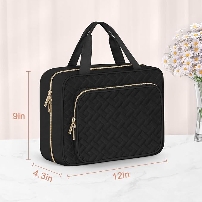 Wedama Toiletry Bag for Women, Large Cosmetic Travel Bag, Hanging Toiletry Bag - Image 6