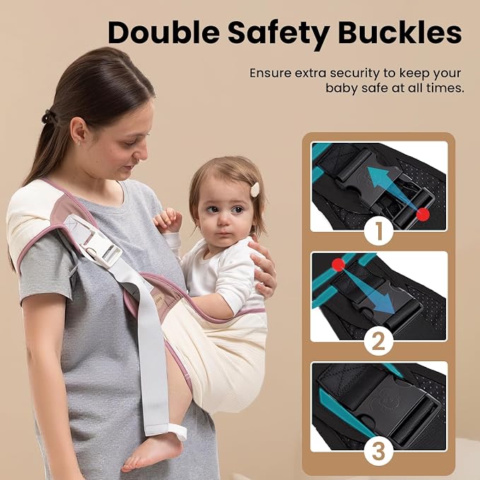 Baby Carrier Newborn to Toddler, Baby Sling Carrier, Toddler Carrier 25-60 lbs - Image 6