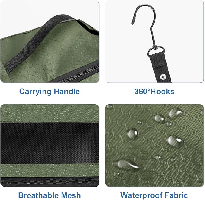 Suitcase Organizer, Travel Luggage Organizer Portable Hanging Travel Shelves - Image 3