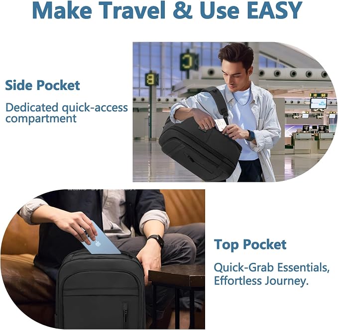 Laptop Backpack for Men Business Travel Laptop Backpack - Image 6