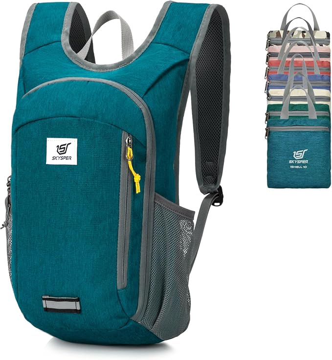 SKYSPER Small Daypack 10L Hiking Backpack Packable Lightweight Travel Day Pack by SKYSPER