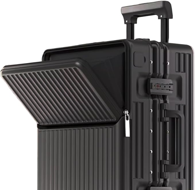 2-Piece Hardshell Zipperless Luggage Set, 20/26" Aluminum Frame Hardshell - Image 2