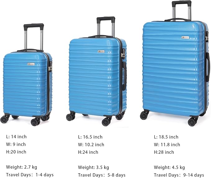 Luggage Set 3 Pieces -Suitcase Set - Image 7