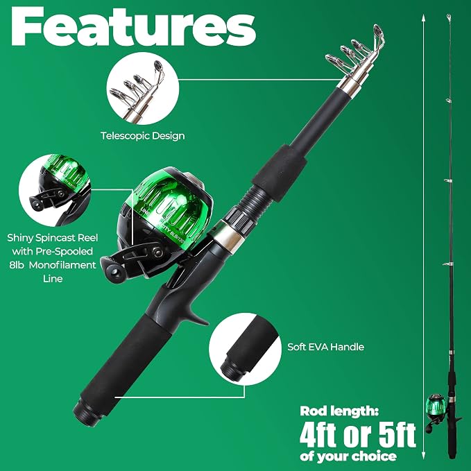 DaddyGoFish Kids Fishing Pole - Image 3