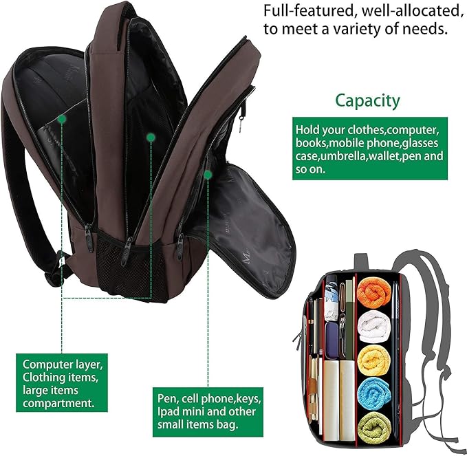 MATEIN 15-inch Laptop Backpack, School Backpack - Image 9
