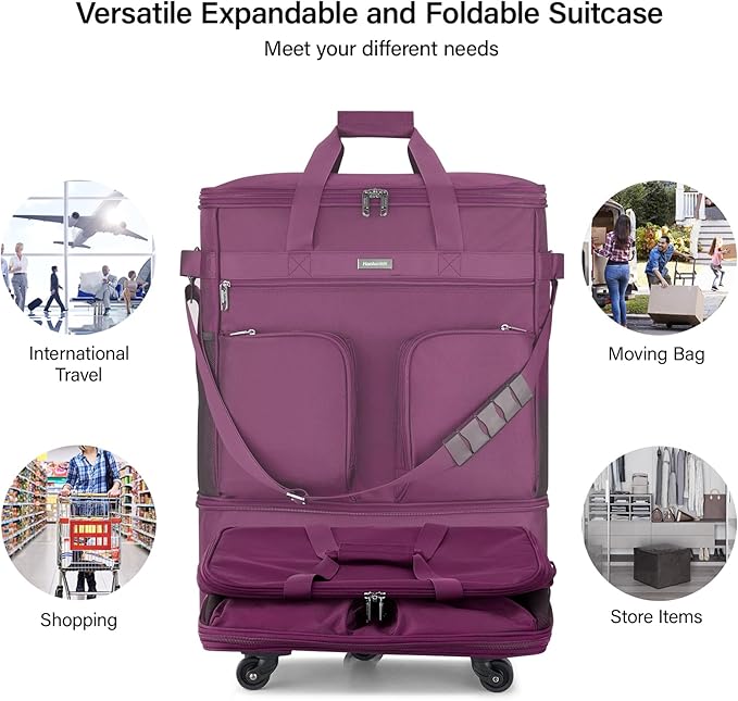 Hanke Expandable Collapsible Luggage - Image 4
