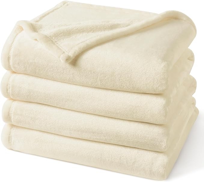 PHF Ultra Soft Fleece Blanket Twin Size, No Shed No Pilling Luxury Plush Cozy by PHF