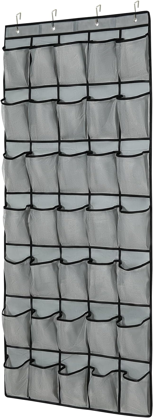 35Large Pockets Over The Door Shoe Organizer, Mesh Pockets Shoe Holder Rack by Unknown