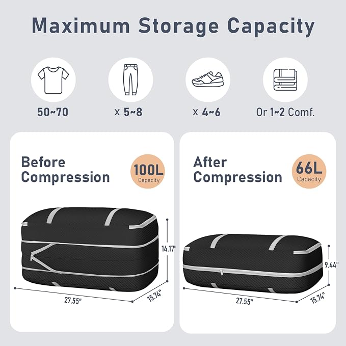 DIMJ Large Comforter Storage Bag - Image 3