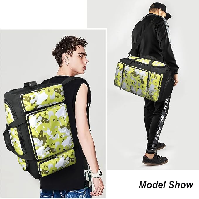 4-Way Gym Bags for Men Gym Duffle Bag Sports Duffle Bag Backpack - Image 2