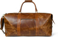 ELIZO Large Leather Duffle Bag For Men Women Big REAL FULL GRAIN Travel by LuxuryEngineeredProducts