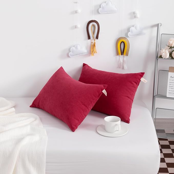 NTBAY Tiny Pillows, Down Alternative 7"x11" Microfiber Mini Pillow - Image 2