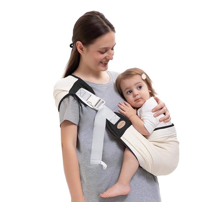 Baby Carrier Newborn to Toddler, Baby Sling Carrier, Toddler Carrier 25-60 lbs by EasyParentingAlwaysTogether