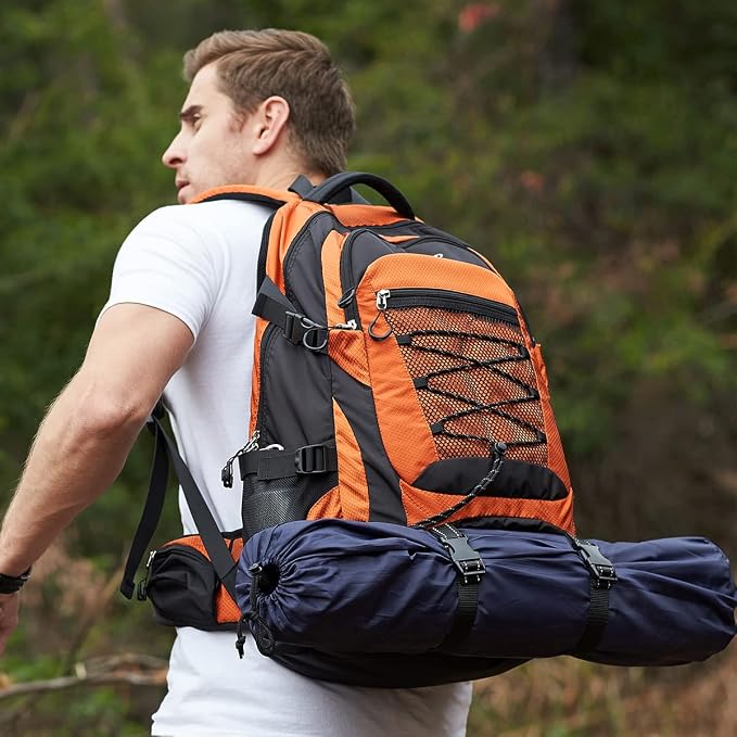 BOVIP 40L Hiking Backpack Waterproof Lightweight Daypack Travel Sports Camping - Image 2