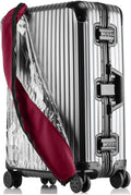 Transparent PVC Suitcase Cover, No Disassembly Required Clear Luggage Protector by Linpr