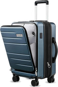 LUGGEX Carry On Luggage 22x14x9 Airline Approved, Expandable Polycarbonate by LuggeXLUGGAGE