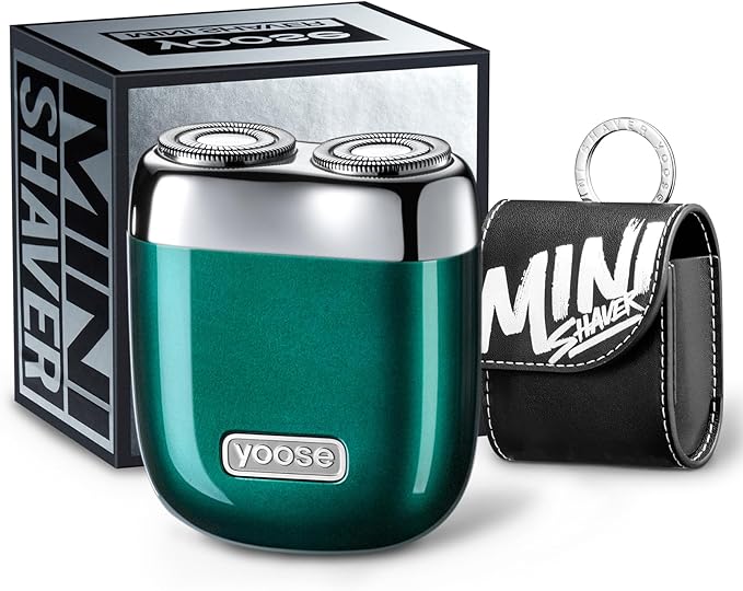 yoose Mini Electric Shaver, Alloy Portable Travel Shavers, Cordless Shaving by yoose
