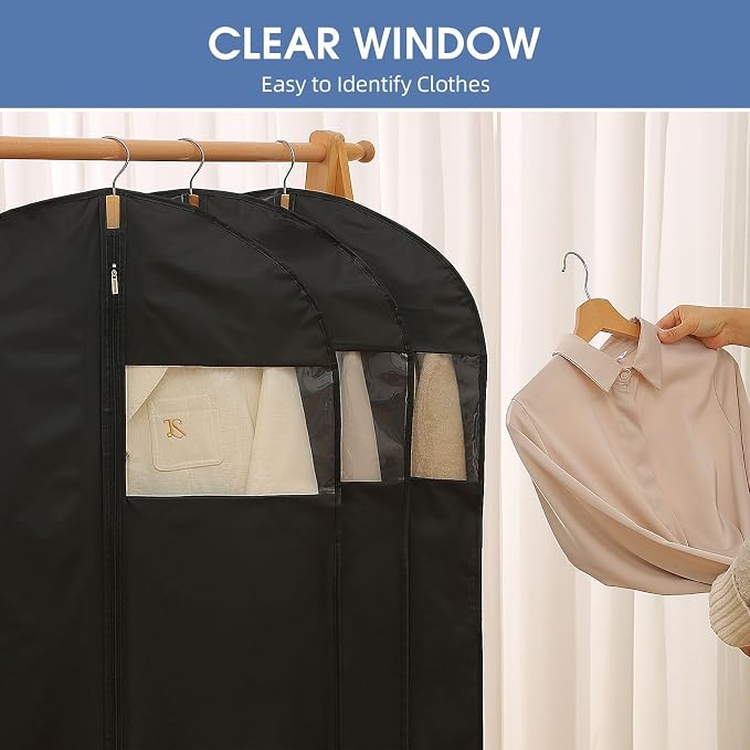 Dress Bags for Gowns, Dress Garment Bag, Uniforms（2 Packs） - Image 3