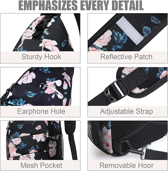Crossbody Bags for Women Men Trendy Sling Bag Bakpack Casual Chest Bag - Image 5
