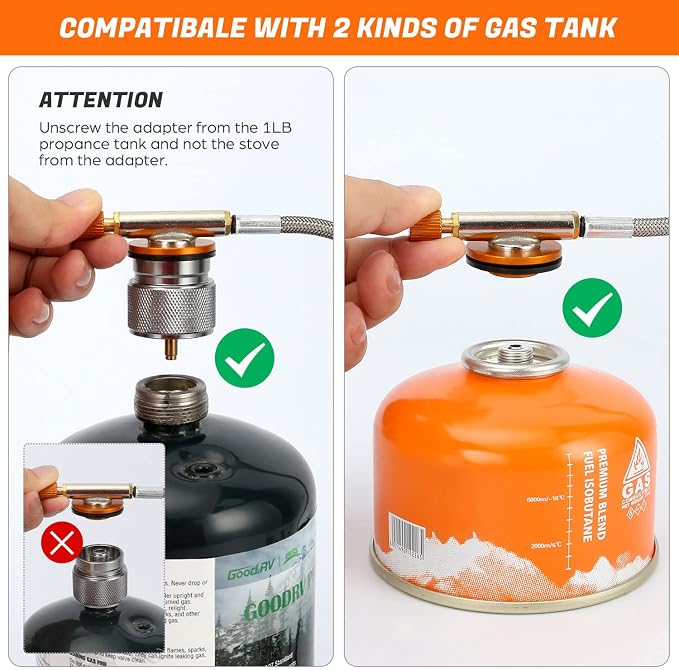 Odoland 3500W/6800W Windproof Camp Stove Camping Gas Stove - Image 6