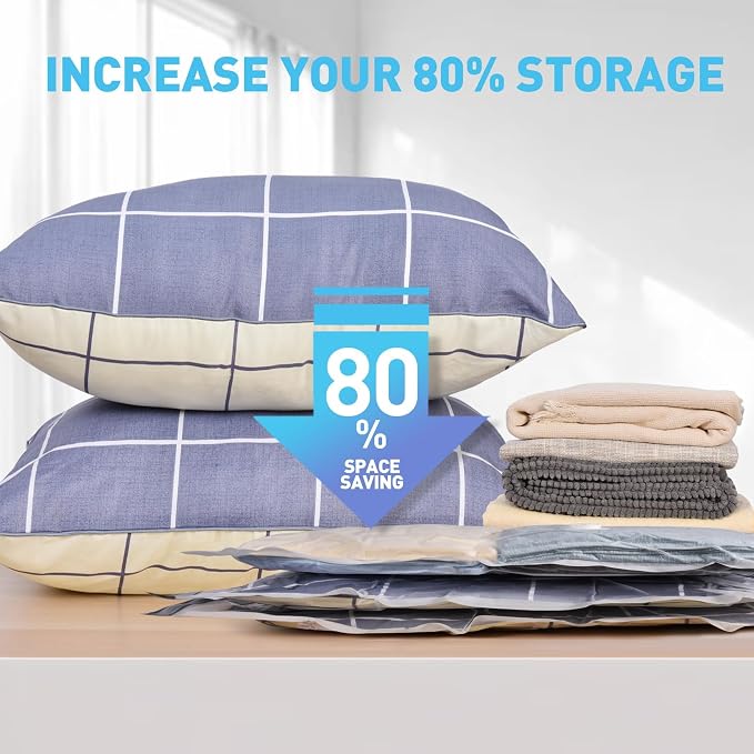 25 Pack Vacuum Storage Bags, Vacuum Sealed Storage Bags, Space Saver Bag - Image 6