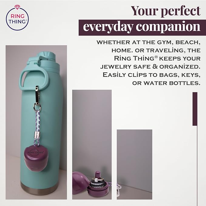 Ring Holder Keychain, Jewelry Organizer and Storage, Portable Waterproof Ring - Image 4