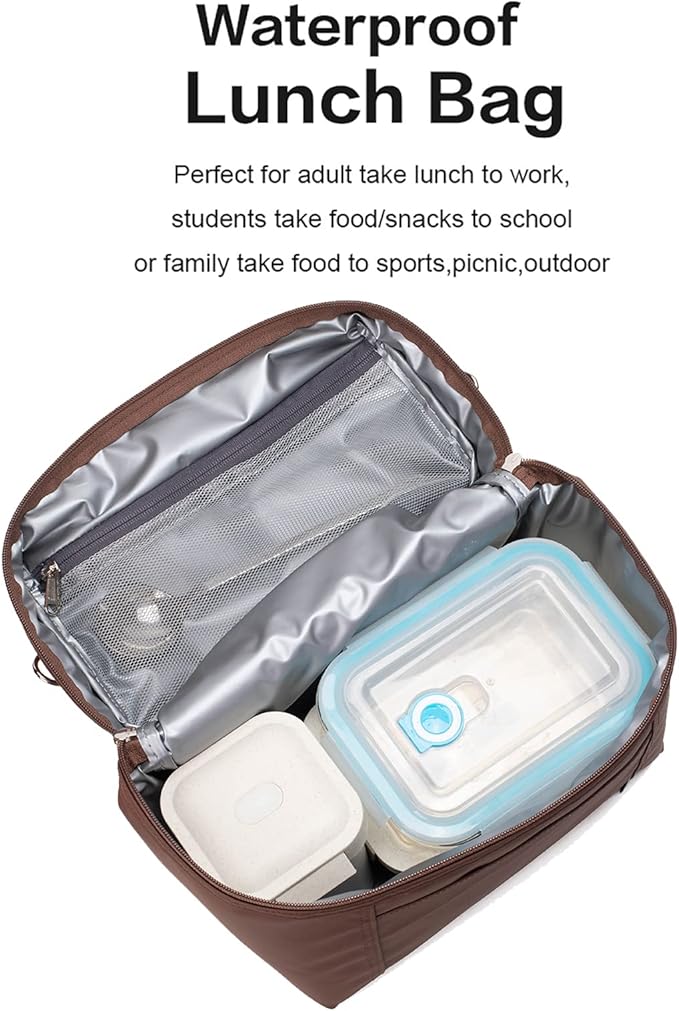 NOL Natural Organic Lifestyle Small Insulated Lunch Bags - Image 6