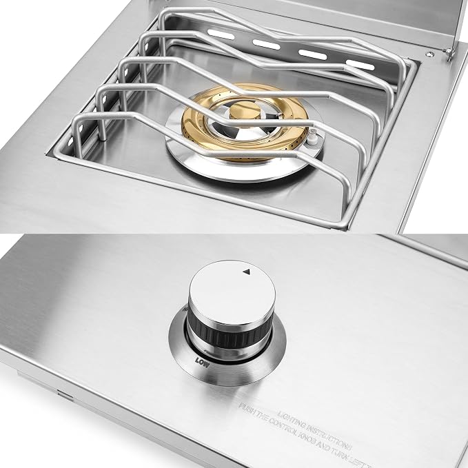 Stanbroil Built-in Stainless Steel Side Burner - Image 7