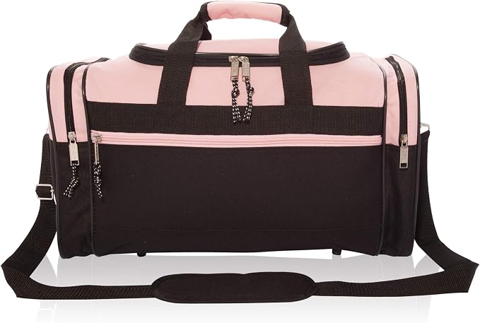 DALIX 17" Blank Duffle Bag Duffel Bag Travel Size Sports Durable Gym Bag - Image 2
