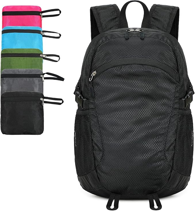Small Hiking Daypack, 15L Water-Resistant Hiking Backpack Packable Lightweight by SFIUYDS